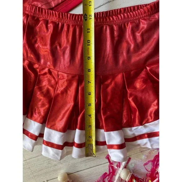 Girls Medium 10-12 EHS Highschool Musical Cheerleader Halloween Costume - Picture 8 of 9